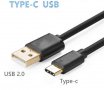 USB 2.0  то  Type C Male   Кабели за   macbook   Apple tv4  , снимка 1