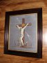  Гоблен " Исус Христос на кръста" , снимка 1 - Гоблени - 14454045