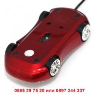Мишка кола Порше - Червена, снимка 3 - Клавиатури и мишки - 12971826