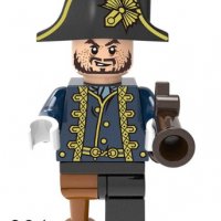 Лего фигури Карибски пирати Джак Спароу Барбароса Салазар Дейви Джоунс Черната брада, снимка 1 - Конструктори - 24011687