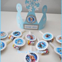 украса и аксесаори за детски рожден ден на тема Замръзналото кралство, снимка 9 - Кетъринг - 20348550