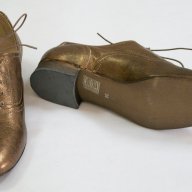 Естествена кожа, дамски кафяви бронзови обувки марка Eye, снимка 3 - Дамски ежедневни обувки - 17554820