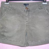 Дънкови къси панталони с кожа "Next" original brand / накъсани къси панталони с кожа, снимка 1 - Къси панталони и бермуди - 14205774