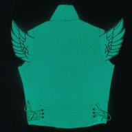 ADIDAS JEREMY SCOTT WINGS GLOW IN THE DARK Светещ Елек size XL, снимка 4 - Якета - 6552782