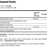 NOW Ginkgo Biloba 60 мг, снимка 2 - Хранителни добавки - 8963841