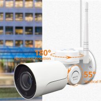 FULL HD 1080P Метална Водонепромокаема PTZ Wi-Fi Моторизирана Камера 4x Optic ZOOM Микрофон mSD Слот, снимка 2 - IP камери - 23252189