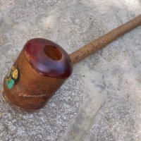 Дървена лула - опиум, снимка 2 - Антикварни и старинни предмети - 18677016