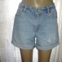 H&M-къси дънкови гащи, снимка 3 - Къси панталони и бермуди - 21137876