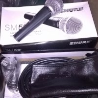 shure sm58-microphone-комплект с кабел и кутия, снимка 3 - Микрофони - 19748335