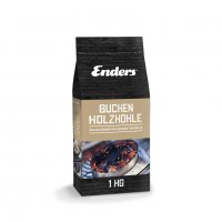 Букови дървени въглища Enders 1 кг, снимка 1 - Барбекюта - 25335456