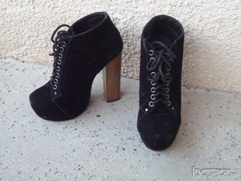 Дамски обувки велур, снимка 1