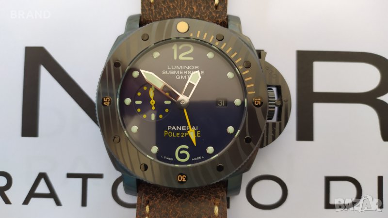 Panerai Luminor SUBMERSIBLE CARBOTECH™ Pole2PoleGMT механичен клас 5A+, снимка 1