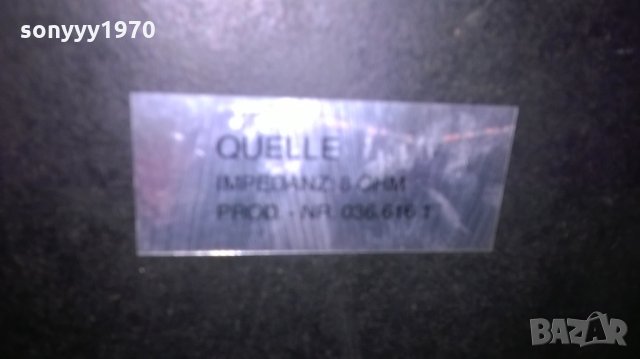 universum/quelle-8ohm-2бр тонколони-внос швеицария, снимка 12 - Тонколони - 24488349