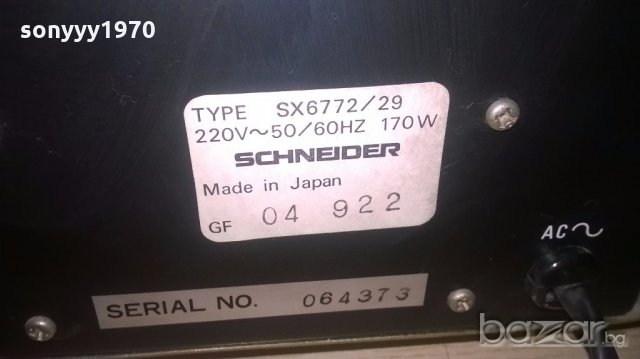 schneider ta4000 hi-fi receiver-made in japan-внос франция, снимка 16 - Ресийвъри, усилватели, смесителни пултове - 19434713