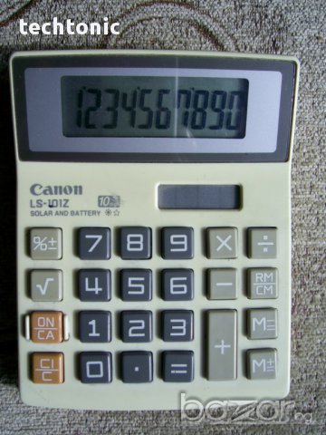 Калкулатор Canon - 10 разряден, снимка 2 - Други - 11118928
