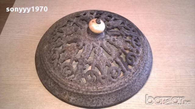 АНТИКА-Ретро колекция-метал/чугун-редка плетка-33х13см, снимка 7 - Антикварни и старинни предмети - 17734706