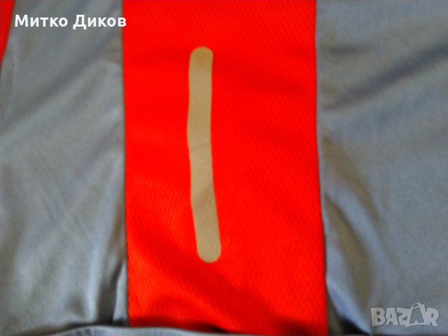 Колездачна тениска Crane със силиконов грип и светлотразителна лента цял цип размер М, снимка 7 - Велосипеди - 25749164