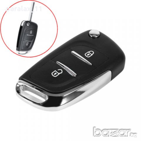 Празна кутия заместител за дистанционно управление с 2 бутона за  PEUGEOT 107, 207, 307, 308, 407, 6, снимка 12 - Аксесоари и консумативи - 20670670