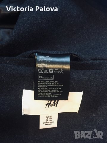 Прекрасно вълнено графитено сако 60%, снимка 12 - Сака - 24099314