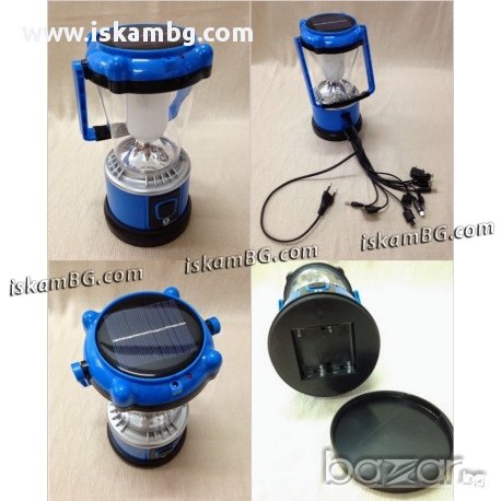 Къмпинг фенер със соларна батерия - код 9288, снимка 4 - Други - 13584795