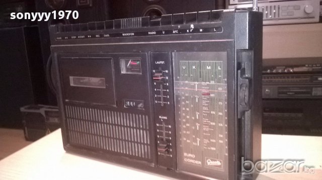 Greatz euro corder 305-ретро колекция-внос швеицария, снимка 2 - Ресийвъри, усилватели, смесителни пултове - 15312552