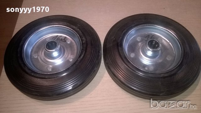 Колела 20х5см-нови с плътни гуми-75лв за броика, снимка 2 - Други инструменти - 18023155