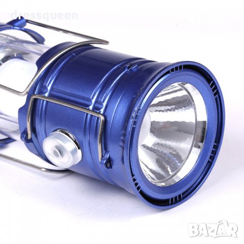 5800 Соларна къмпинг лампа с USB зарядно, снимка 6 - Къмпинг осветление - 24975767