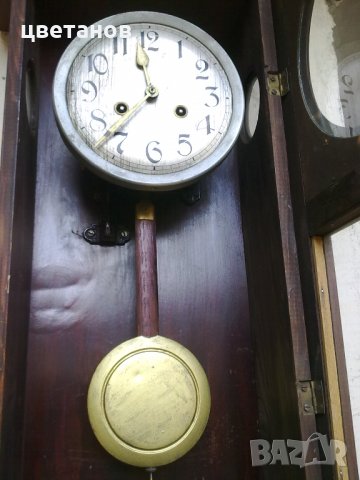  немски стенен часовник, снимка 3 - Антикварни и старинни предмети - 22910496