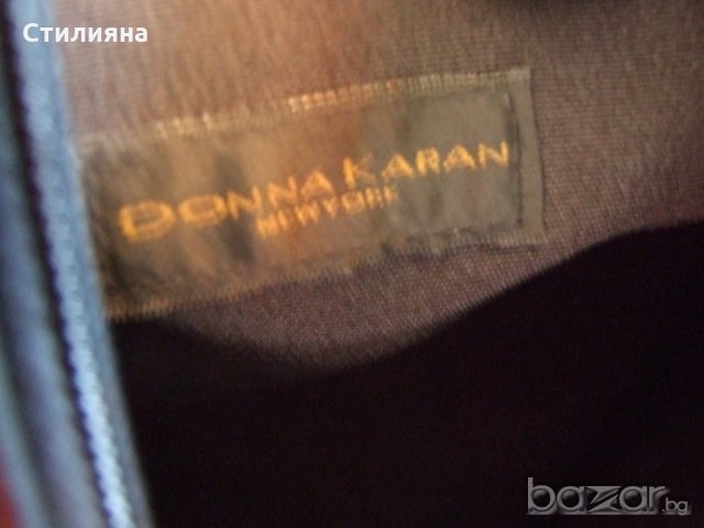 DKNY Donna Karan New York оригинална черна чанта от плат, снимка 14 - Чанти - 18393965