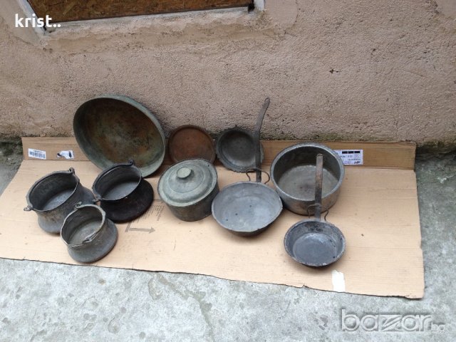 медни съдове и още домашни.., снимка 12 - Антикварни и старинни предмети - 17343872