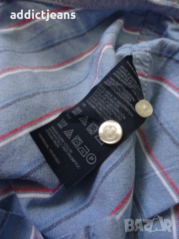 Мъжка риза TOMMY HILFIGER размер М, снимка 5 - Ризи - 25556956