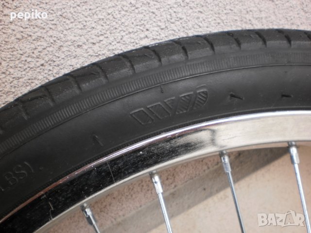 Продавам колела внос от Германия  никелирана капла 20 цола в комплект с вътрешна и външна гуми, снимка 13 - Части за велосипеди - 23821800