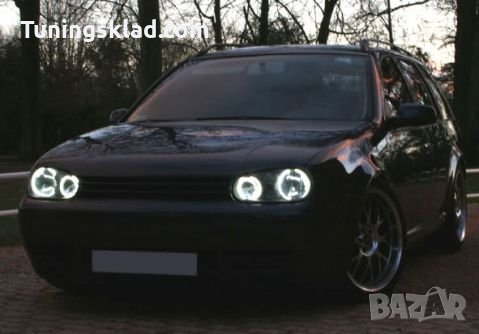 Ангелски Очи CCFL за VW GOLF 4 - бял цвят, снимка 2 - Аксесоари и консумативи - 22325278