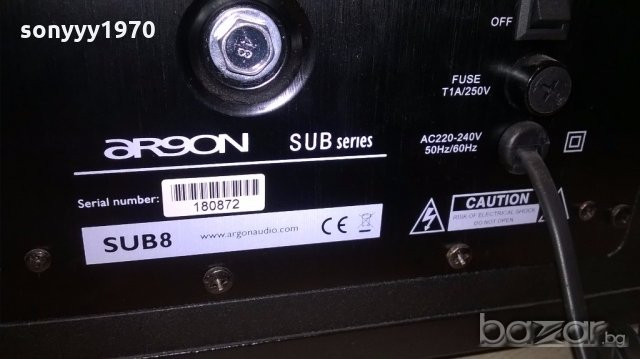 argon sub series-32х32х30см-активен буфер-внос швеицария, снимка 18 - Тонколони - 19774100