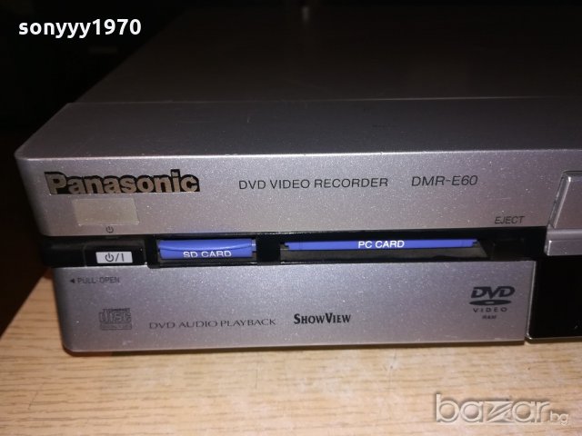 panasonic dmr-e60ep dvd recorder-made in japan-внос швеицария, снимка 6 - Плейъри, домашно кино, прожектори - 21238093