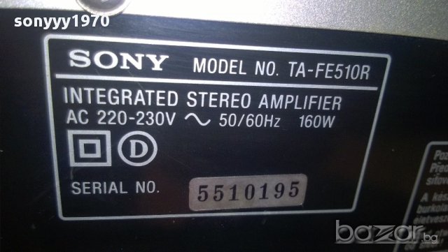 sony ta-fe510r-stereo amplifier-160watts-внос швеицария, снимка 14 - Ресийвъри, усилватели, смесителни пултове - 9858684
