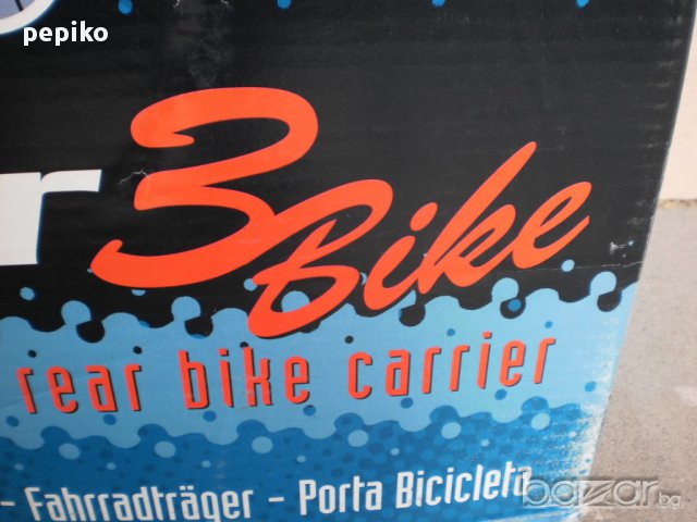 Продавам колела внос от Германия НОВ Италиански багажник CRUISER 3 BIKE за превоз на велосипеди, снимка 10 - Части за велосипеди - 15308668