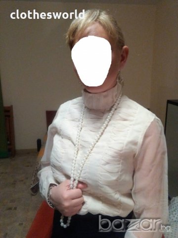 Автентична дамска ретро стил риза Edith Hart, снимка 2 - Ризи - 11690952