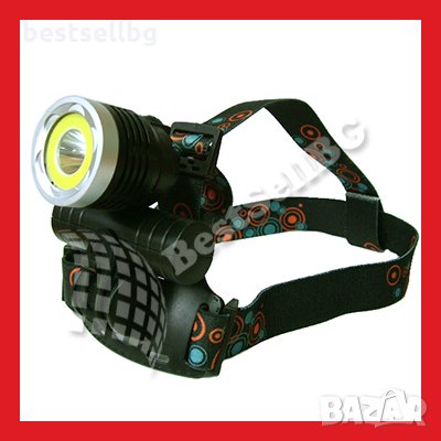 Акумулаторен челник глава LED T6 фенер стойка велосипед фар предни светлини колело USB риболов лов, снимка 2 - Аксесоари за велосипеди - 24216902