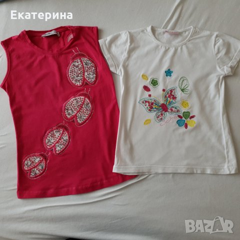 Блузки 7-8 г.за лятото , снимка 2 - Детски Блузи и туники - 24694023
