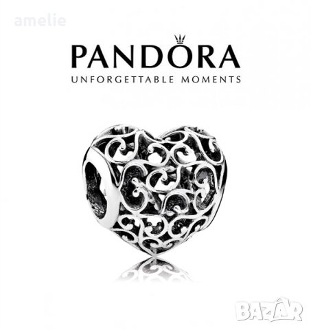 Черен Петък! Pandora Signature Heart. Колекция Amélie