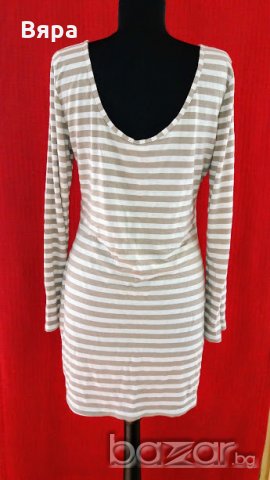 Дамски блузон - Petite! Комфортна памучна материя - райета!, снимка 4 - Туники - 21364540