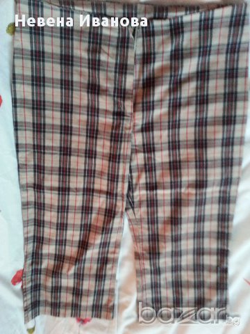 Панталон дамски летен - бермуди, на квадрати, снимка 4 - Къси панталони и бермуди - 15007926