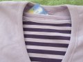 Лилава блуза и жилетка за момиче размер 128, нова, снимка 6
