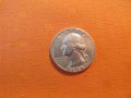 Колекционерски сребърен долар QUARTER DOLLAR - 1956 г. с лика на Вашингтон , снимка 2