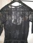 Красива дантелена черна рокля, снимка 3