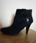EЛЕГАНТНИ ДАМСКИ БОТИ ОТ ЧЕРЕН ВЕЛУР, снимка 3