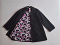 Страхотен черен тренч за девойка ,152 см. , снимка 2