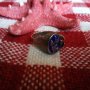 Стар  руски сребърен пръстен с емайл, снимка 4