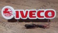 Светеща 3D табела Ивеко/IVECO с лого., снимка 3
